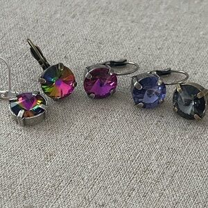 Swarovski Rivoli Crystal Earrings